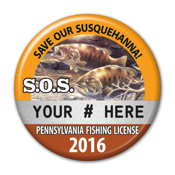 2016 S.O.S. Fishing License Button