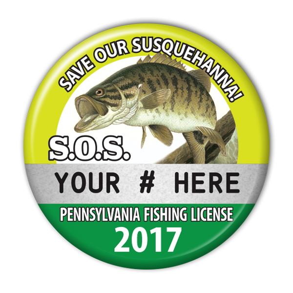 2017 S.O.S. Fishing License Button