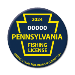 2024 Fishing License Button